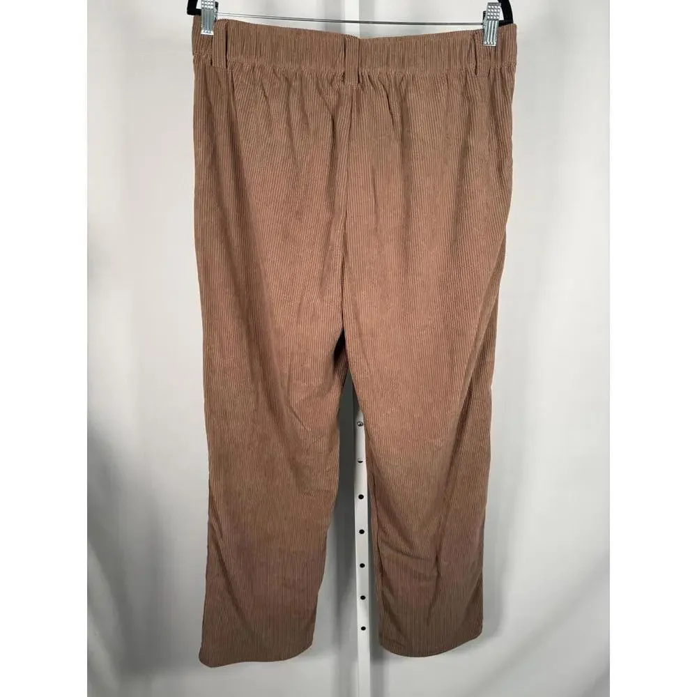 NWT Halara High Waisted Corduroy Casual Pants Cocoa Brown Size Large, Tall - Picture 4 of 12